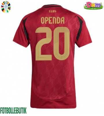 Belgien Lois Openda #20 Hemmatröja Kvinnor EM 2024 Kortärmad